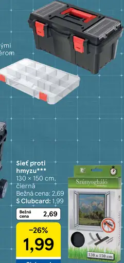 Sieť proti hmyzu čierna
