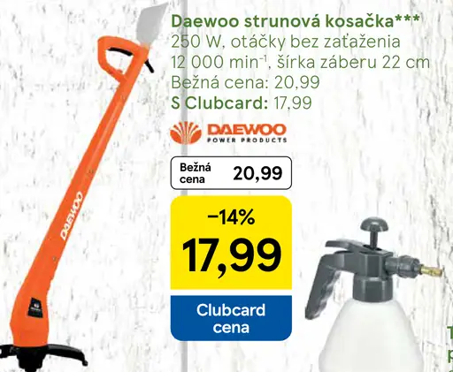 Daewoo strunová kosačka