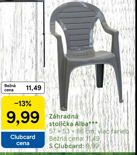 Záhradná stolička Albat