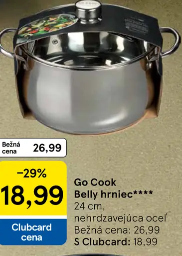 Go Cook Belly hrniec z nehrdzavejúcej ocele