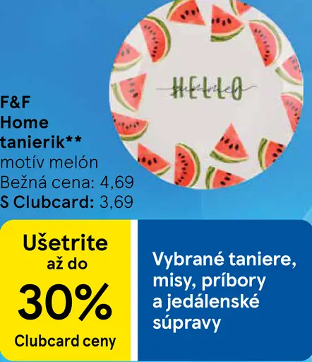 F&F Home tanierik motív melón