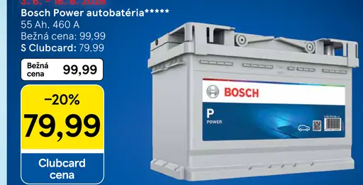 Bosch Power autobatéria 55 Ah 460 A