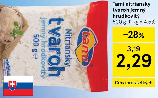 Tami tvaroh nitriansky jemný hrudkovitý