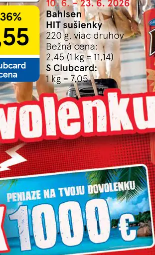 Bahlsen Hit sušienky rôzne druhy