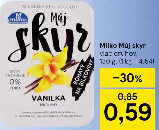 Milko Můj Skyr Vanilka