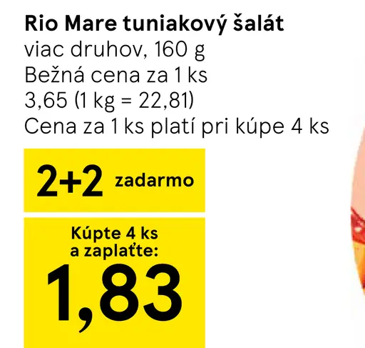 Rio Mare Tuniakový šalát
