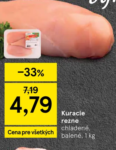 Kuracie rezne chladené