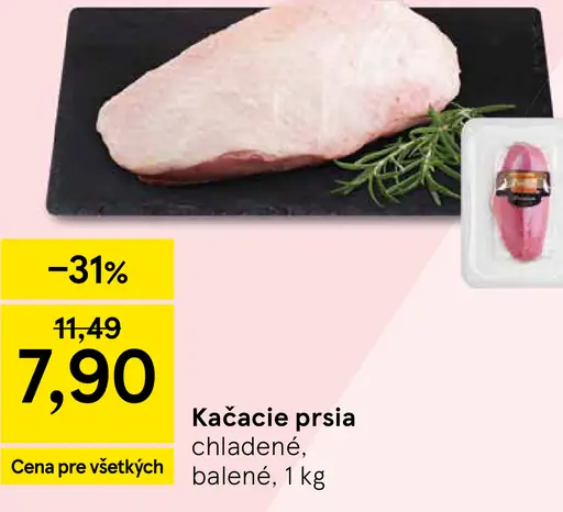 Kačacie prsia chladené, balené