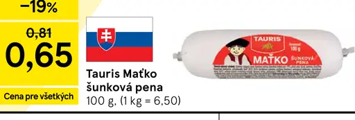 Tauris Maťko šunková pena