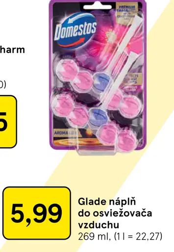 Domestos Aroma Lux Hibiscus Charm WC blok
