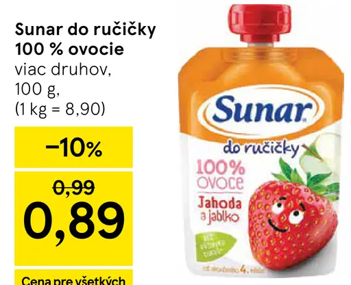 Sunar 100 % ovocie