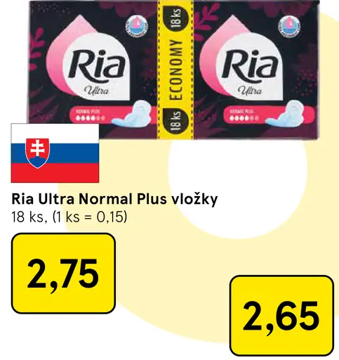 Ria Ultra Normal Plus vložky