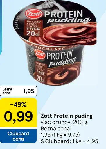 Zott Protein pudding čokoládový