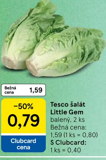 Tesco šalát Little Gem
