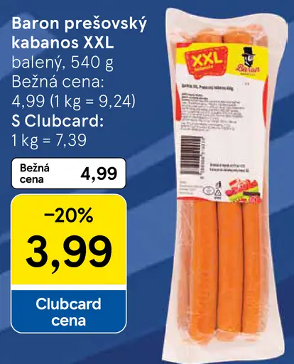 Baron prešovský kabanos XXL