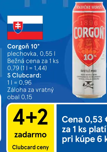 Corgoň 10° plechovka