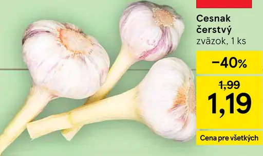 Cesnak čerstvý zväzok
