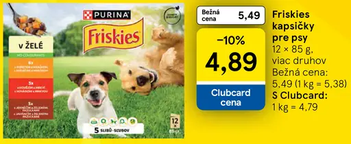 Friskies Krmivo pre psy kapsičky v želé