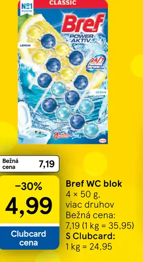 Bref WC blok
