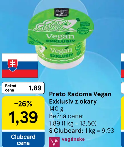 Preto Radoma Vegan Exkluziv z okary
