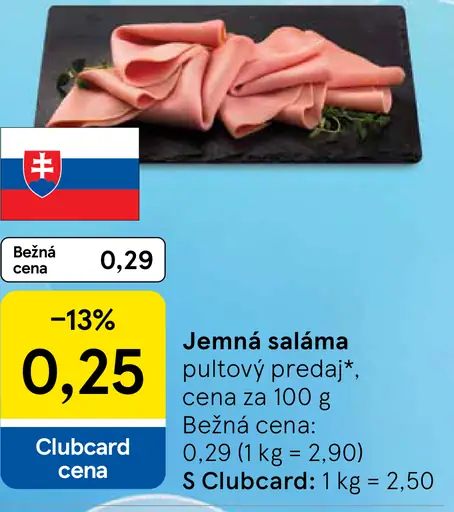 Jemná saláma