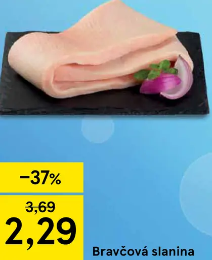 Bravčová slanina chladená