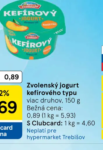 Zvolenský jogurt kefírového typu