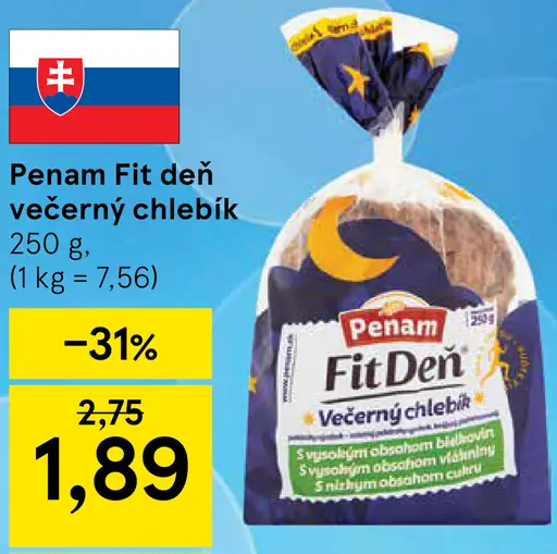 Penam Fit Deň Večerný chlebík