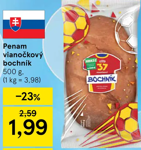 Penam Vianočkový bochník