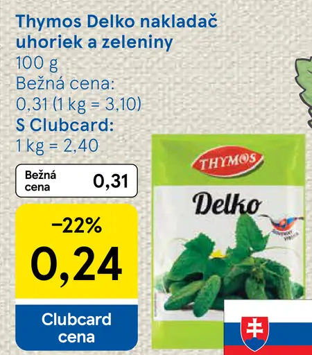Thymos Delko nakladač uhoriek a zeleniny