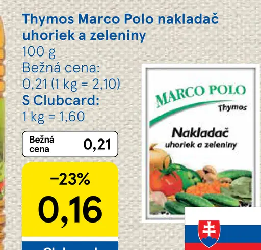 Thymos Marco Polo Nakladač uhoriek a zeleniny
