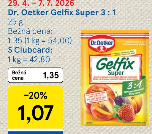 Dr. Oetker Gelfix super 3:1
