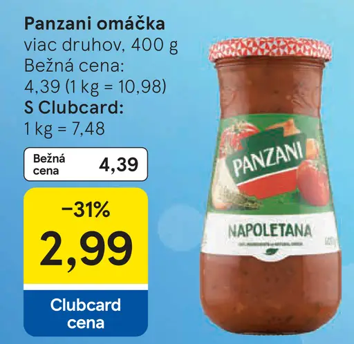Panzani omáčka