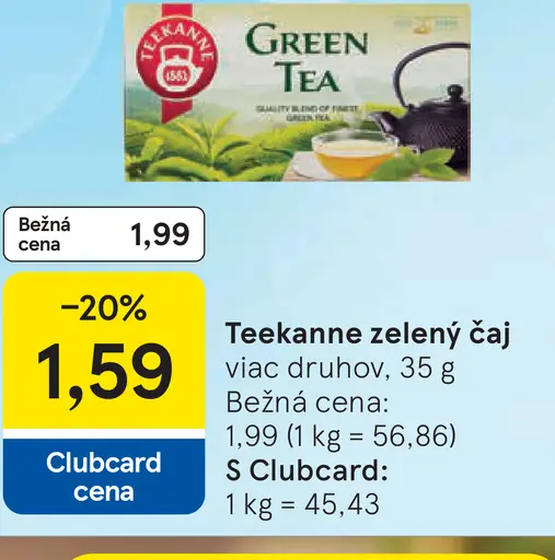 Teekanne čaj zelený