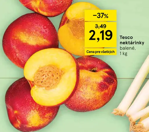 Tesco nektárinky
