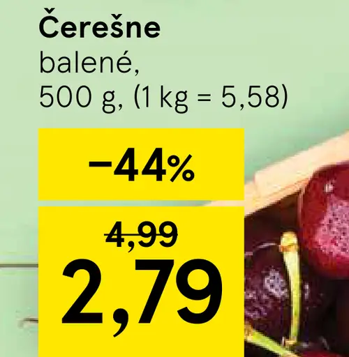 Čerešne balené