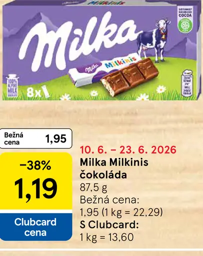 Milka Mliečna čokoláda z alpského mlieka a biela čokoláda