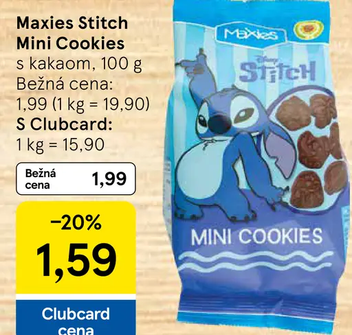 Maxies Stitch Mini Cookies s kakaom