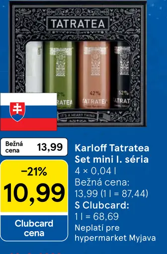Karloff Tatratea set mini I. séria