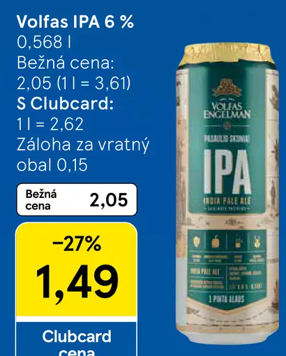 Volfas IPA pivo