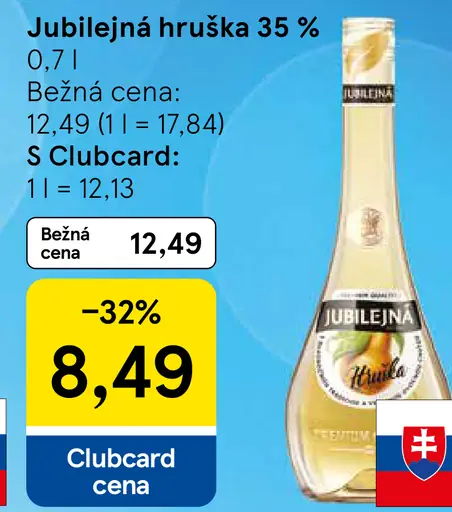 Jubilejná hruška 35 %