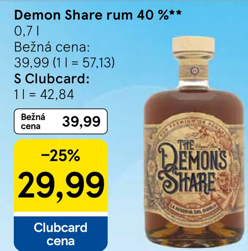 Demon Share rum 40 %
