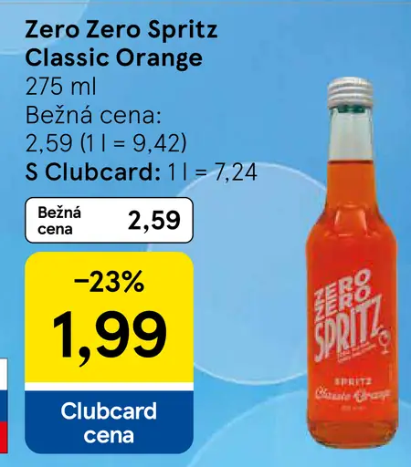 Zero Zero Spritz Classic Orange