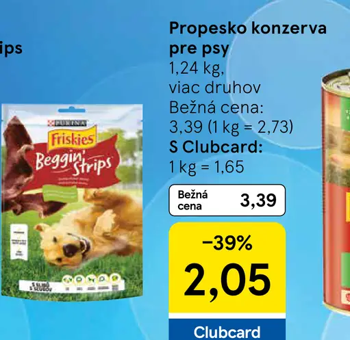 Propesko konzerva pre psy