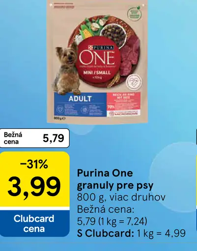 Purina One granuly pre psy