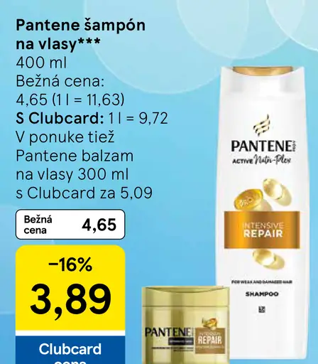 Pantene šampón na vlasy