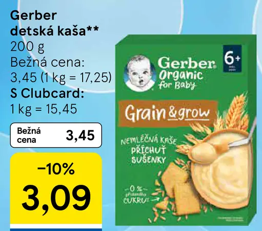 Gerber detská kaša