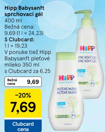 HiPP Babysanft sprchovací gél