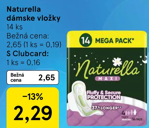 Naturella dámske vložky