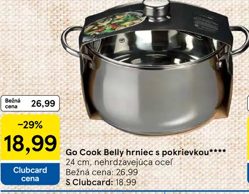 Go Cook Belly hrniec s pokrievkou